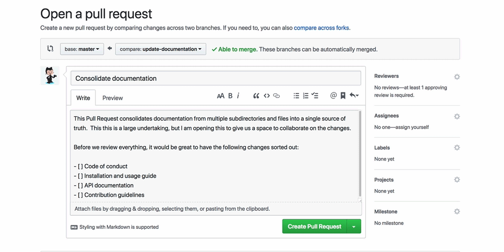 Pull Request Guidelines Creative Commons Open Source